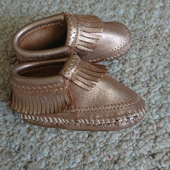 Minnetonka Infant Alex Moccasins size Infant 3 - Picture 3 of 10